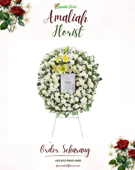 Krans Bunga Duka Cukur Guling